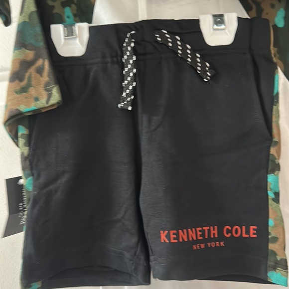 KENNETH COLE 3 PIECE SET: TEES/SHORTS: CAMO: NEW WITH TAGS: SIZE S (4) - Picture 7 of 8